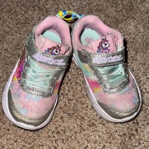 Skechers Kids' Magical Unicorn Sneakers - Pink and Silver